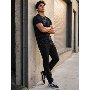 Primitive Skateboarding Black Denim Jeans Men’s 38x34 Straight Leg